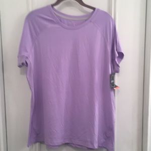 LAST DAY! Women’s XL Lavender JOCKEY moisture wicking athletic top. NWT